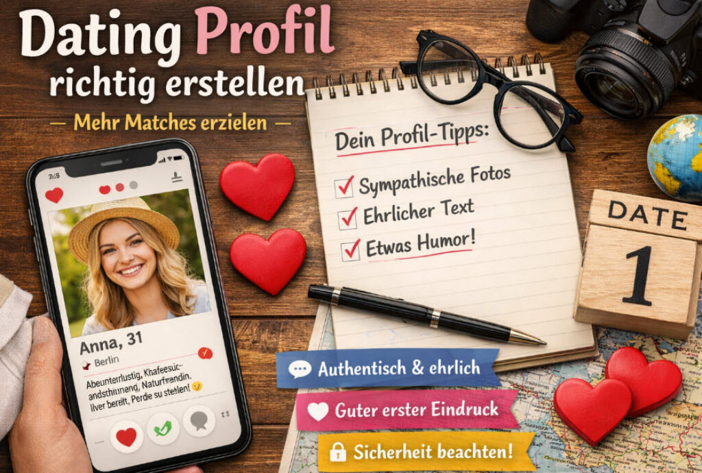 Dating Profil richtig erstellen