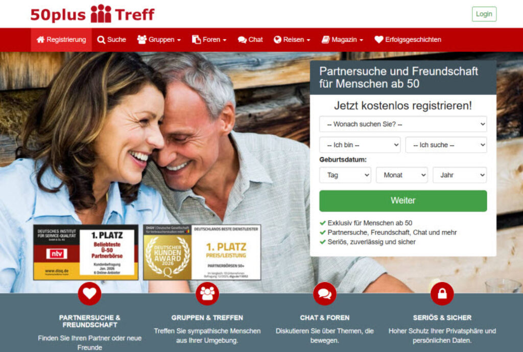 Dating für Singles ab 50